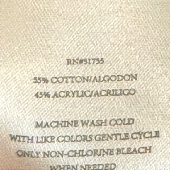 Dept 222 Navy Open Lightweight Cotton Shrug Sweater PM - Picture 4 of 6